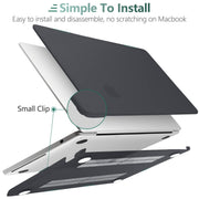 Suitable for 2023 2022 MacBook Air 13 inch case M2 Model A2681 Hard Shell Case Keyboard Cover Black V324-A2681-M-BLACK