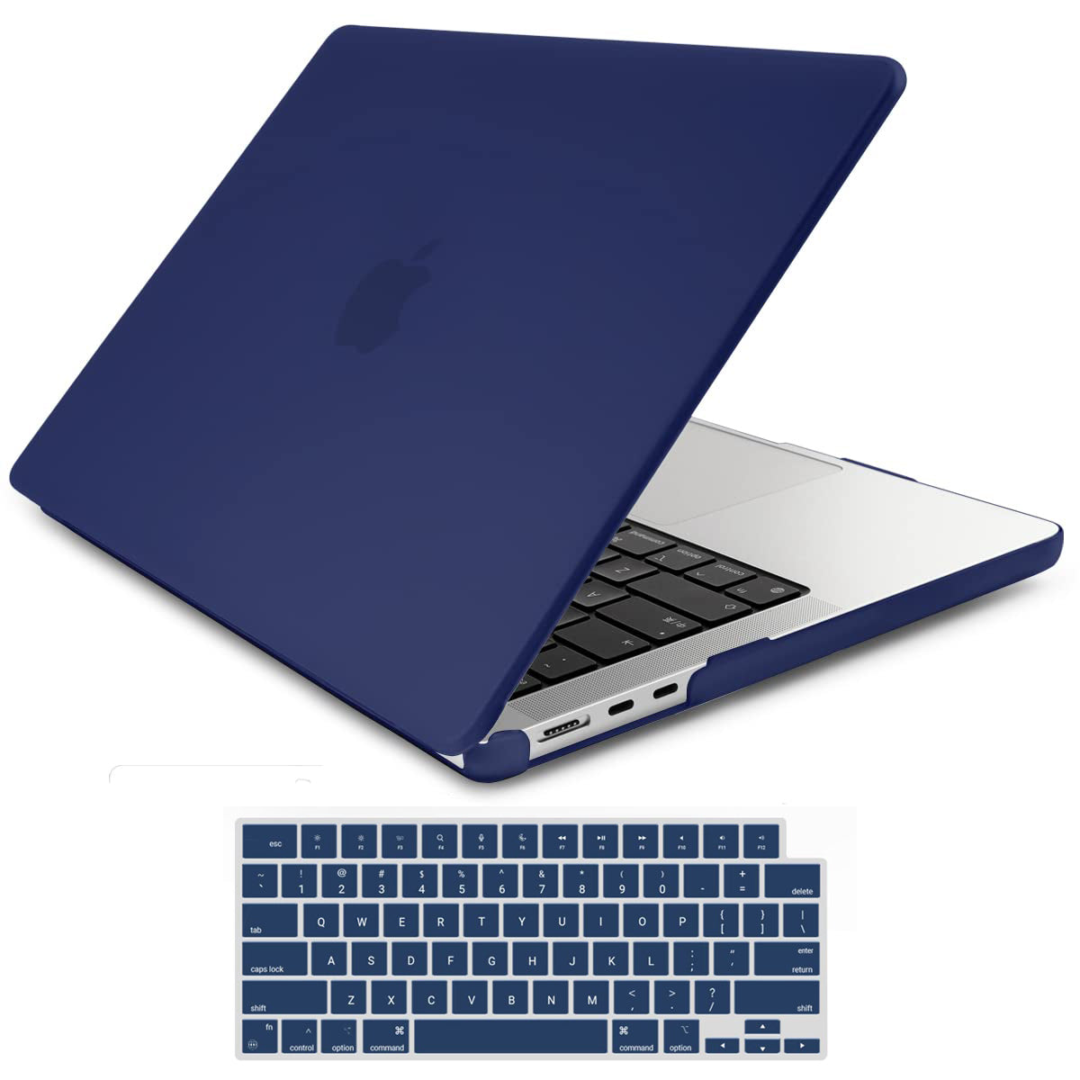 Suitable for 2023 2022 MacBook Air 13 inch case M2 Model A2681 Hard Shell Case Keyboard Cover Blue V324-A2681-M-BLUE