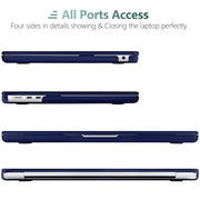 Suitable for 2023 2022 MacBook Air 13 inch case M2 Model A2681 Hard Shell Case Keyboard Cover Blue V324-A2681-M-BLUE