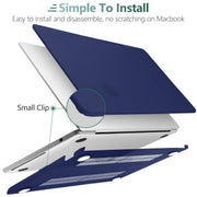 Suitable for 2023 2022 MacBook Air 13 inch case M2 Model A2681 Hard Shell Case Keyboard Cover Blue V324-A2681-M-BLUE
