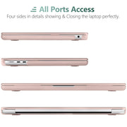 Suitable for 2023 2022 MacBook Air 13 inch case M2 Model A2681 Hard Shell Case Keyboard Cover Sold Pink V324-A2681-M-BPINK