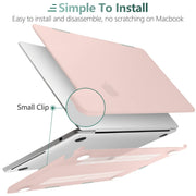 Suitable for 2023 2022 MacBook Air 13 inch case M2 Model A2681 Hard Shell Case Keyboard Cover Sold Pink V324-A2681-M-BPINK