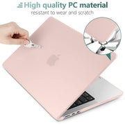 Suitable for 2023 2022 MacBook Air 13 inch case M2 Model A2681 Hard Shell Case Keyboard Cover Sold Pink V324-A2681-M-BPINK