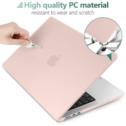 Suitable for 2023 2022 MacBook Air 13 inch case M2 Model A2681 Hard Shell Case Keyboard Cover Sold Pink V324-A2681-M-BPINK