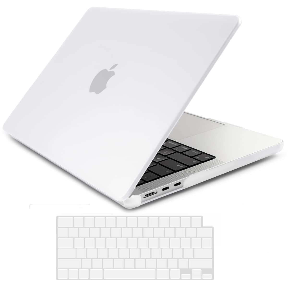Suitable for 2023 2022 MacBook Air 13 inch case M2 Model A2681 Hard Shell Case Keyboard Cover White V324-A2681-M-CLEAR