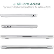 Suitable for 2023 2022 MacBook Air 13 inch case M2 Model A2681 Hard Shell Case Keyboard Cover White V324-A2681-M-CLEAR