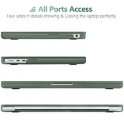 Suitable for 2023 2022 MacBook Air 13 inch case M2 Model A2681 Hard Shell Case Keyboard Cover Midnight Green V324-A2681-M-DGREEN