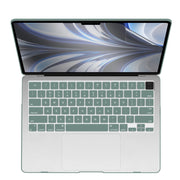 Suitable for 2023 2022 MacBook Air 13 inch case M2 Model A2681 Hard Shell Case Keyboard Cover Midnight Green V324-A2681-M-DGREEN
