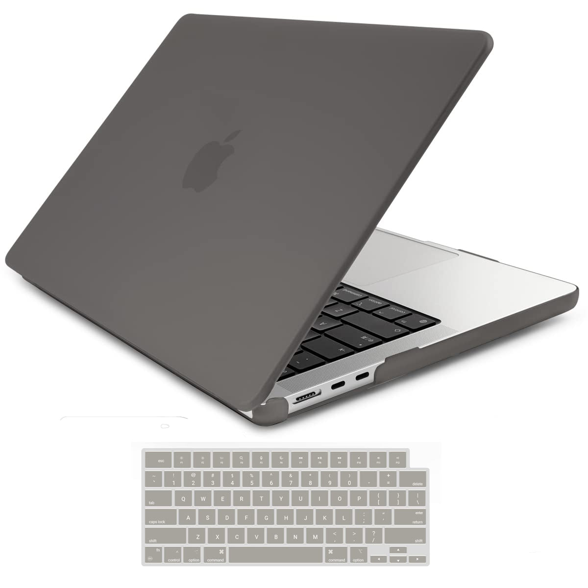 Suitable for 2023 2022 MacBook Air 13 inch case M2 Model A2681 Hard Shell Case Keyboard Cover Grey V324-A2681-M-GREY