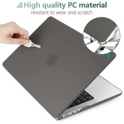 Suitable for 2023 2022 MacBook Air 13 inch case M2 Model A2681 Hard Shell Case Keyboard Cover Grey V324-A2681-M-GREY