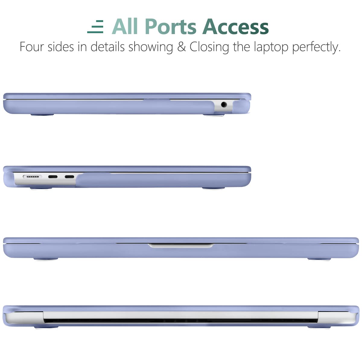 Suitable for 2023 2022 MacBook Air 13 inch case M2 Model A2681 Hard Shell Case Keyboard Cover V324-A2681-M-LAVER