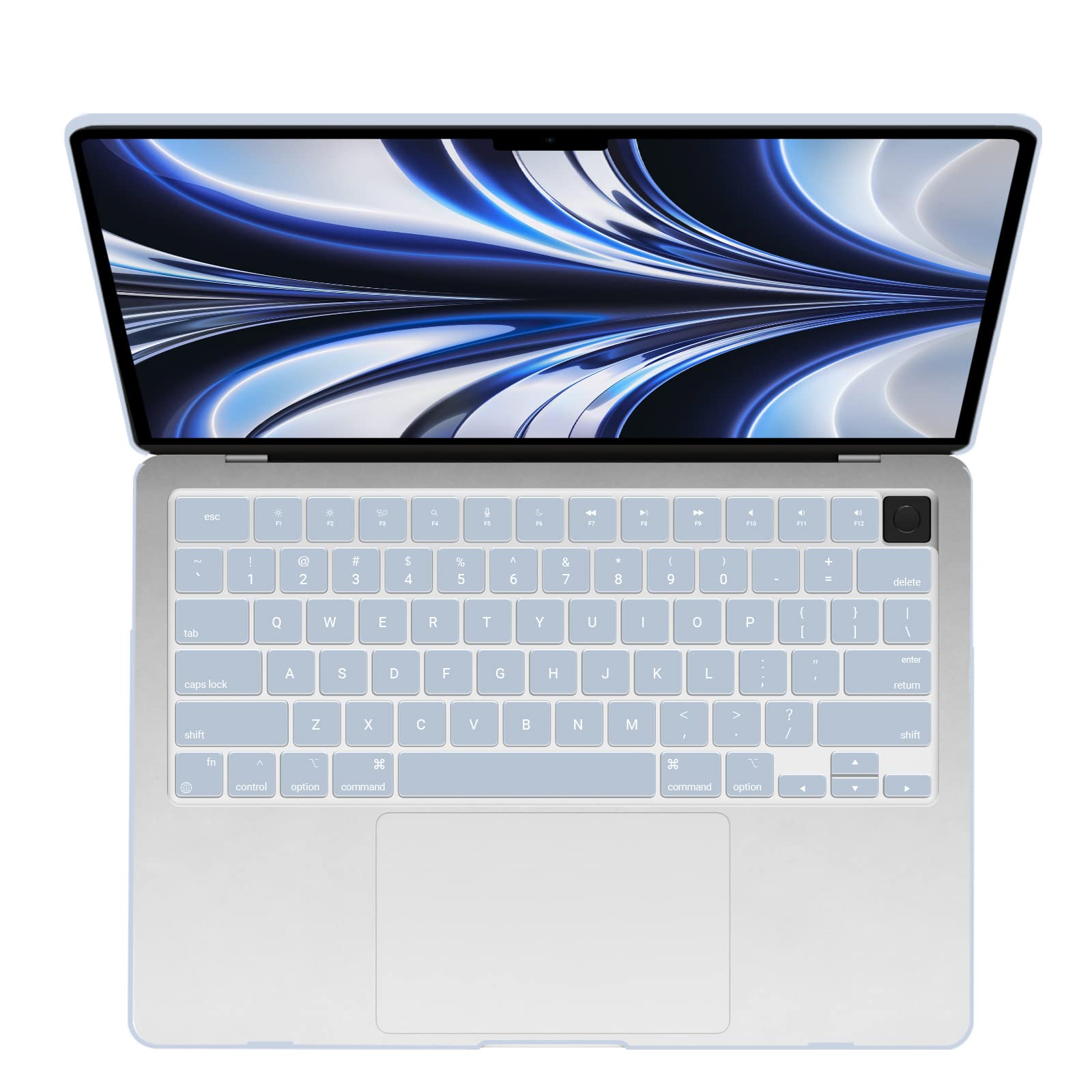 Suitable for 2023 2022 MacBook Air 13 inch case M2 Model A2681 Hard Shell Case Keyboard Cover V324-A2681-M-LAVER