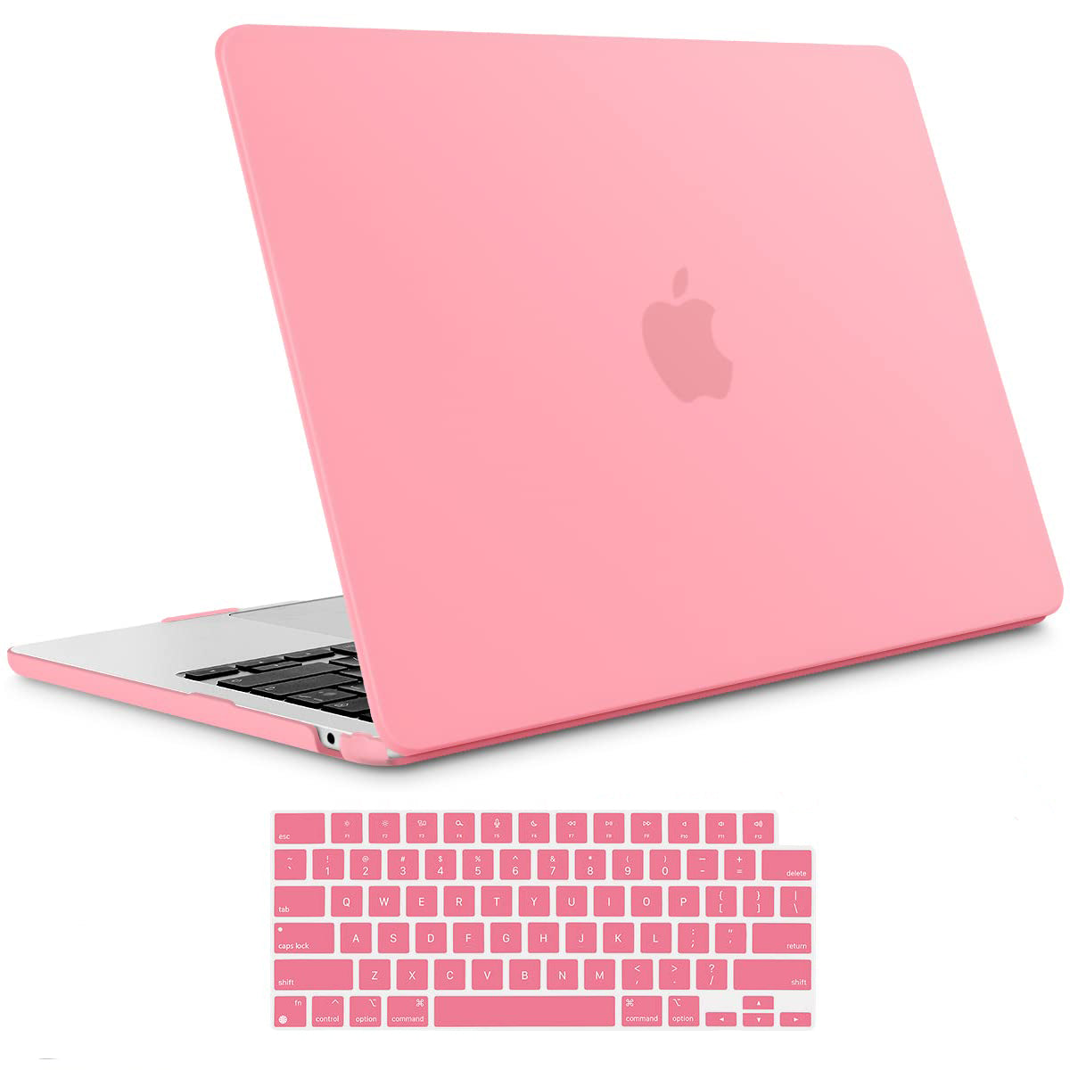 Suitable for 2023 2022 MacBook Air 13 inch case M2 Model A2681 Hard Shell Case Keyboard Cover Pink V324-A2681-M-PINK