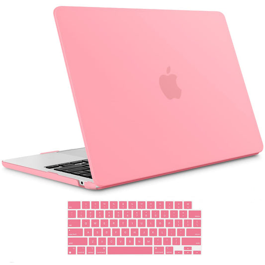Suitable for 2023 2022 MacBook Air 13 inch case M2 Model A2681 Hard Shell Case Keyboard Cover Pink V324-A2681-M-PINK