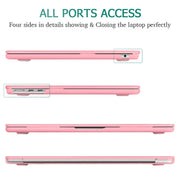 Suitable for 2023 2022 MacBook Air 13 inch case M2 Model A2681 Hard Shell Case Keyboard Cover Pink V324-A2681-M-PINK
