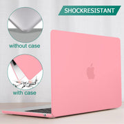 Suitable for 2023 2022 MacBook Air 13 inch case M2 Model A2681 Hard Shell Case Keyboard Cover Pink V324-A2681-M-PINK