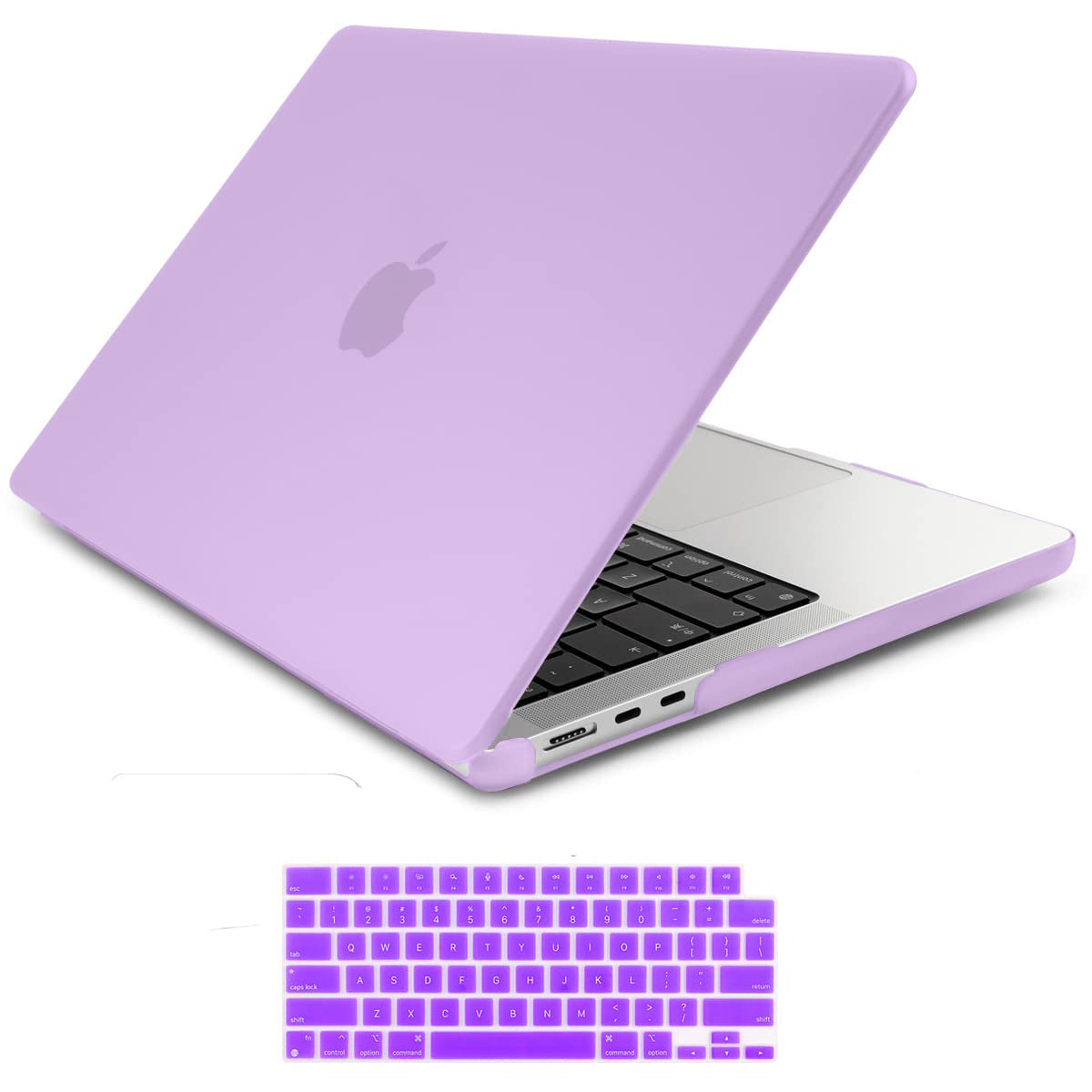 Suitable for 2023 2022 MacBook Air 13 inch case M2 Model A2681 Hard Shell Case Keyboard Cover Purple V324-A2681-M-PURPLE