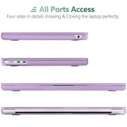 Suitable for 2023 2022 MacBook Air 13 inch case M2 Model A2681 Hard Shell Case Keyboard Cover Purple V324-A2681-M-PURPLE