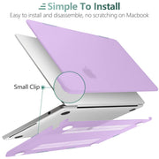 Suitable for 2023 2022 MacBook Air 13 inch case M2 Model A2681 Hard Shell Case Keyboard Cover Purple V324-A2681-M-PURPLE