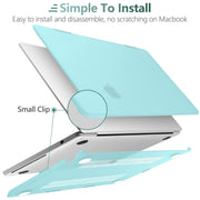 Suitable for 2023 2022 MacBook Air 13 inch case M2 Model A2681 Hard Shell Case Keyboard Cover Turquoise V324-A2681-M-TB