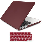 Suitable for 2023 2022 MacBook Air 13 inch case M2 Model A2681 Hard Shell Case Keyboard Cover Wine Red V324-A2681-M-WR