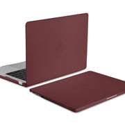Suitable for 2023 2022 MacBook Air 13 inch case M2 Model A2681 Hard Shell Case Keyboard Cover Wine Red V324-A2681-M-WR
