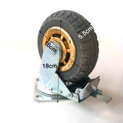 6" 150mm Heavy Duty Industrial Swivel Caster Wheels Caster Wheel Castor 250kg Trolley V324-BCW001-6IN-BK