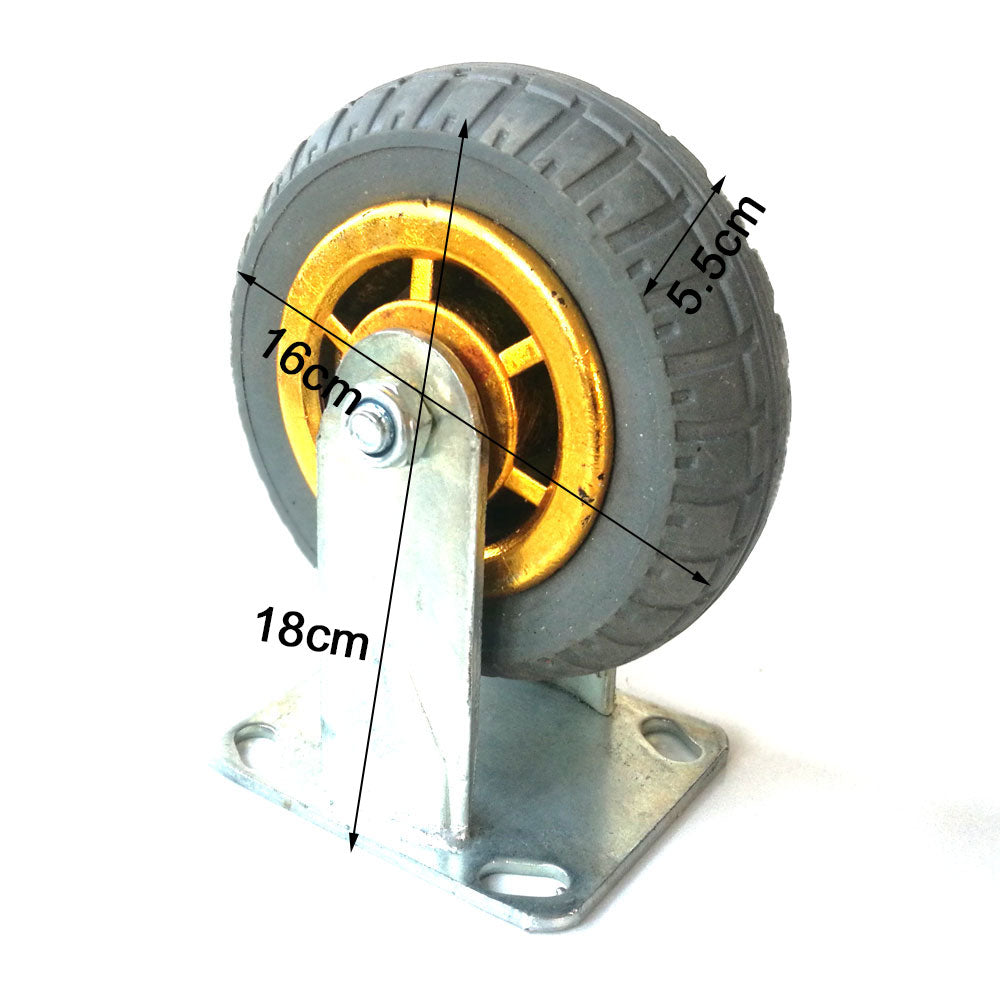 6" 150mm Heavy Duty Industrial Fixed Caster Wheels Caster Wheel Castor 250kg Trolley V324-BCW001-6IN-FX