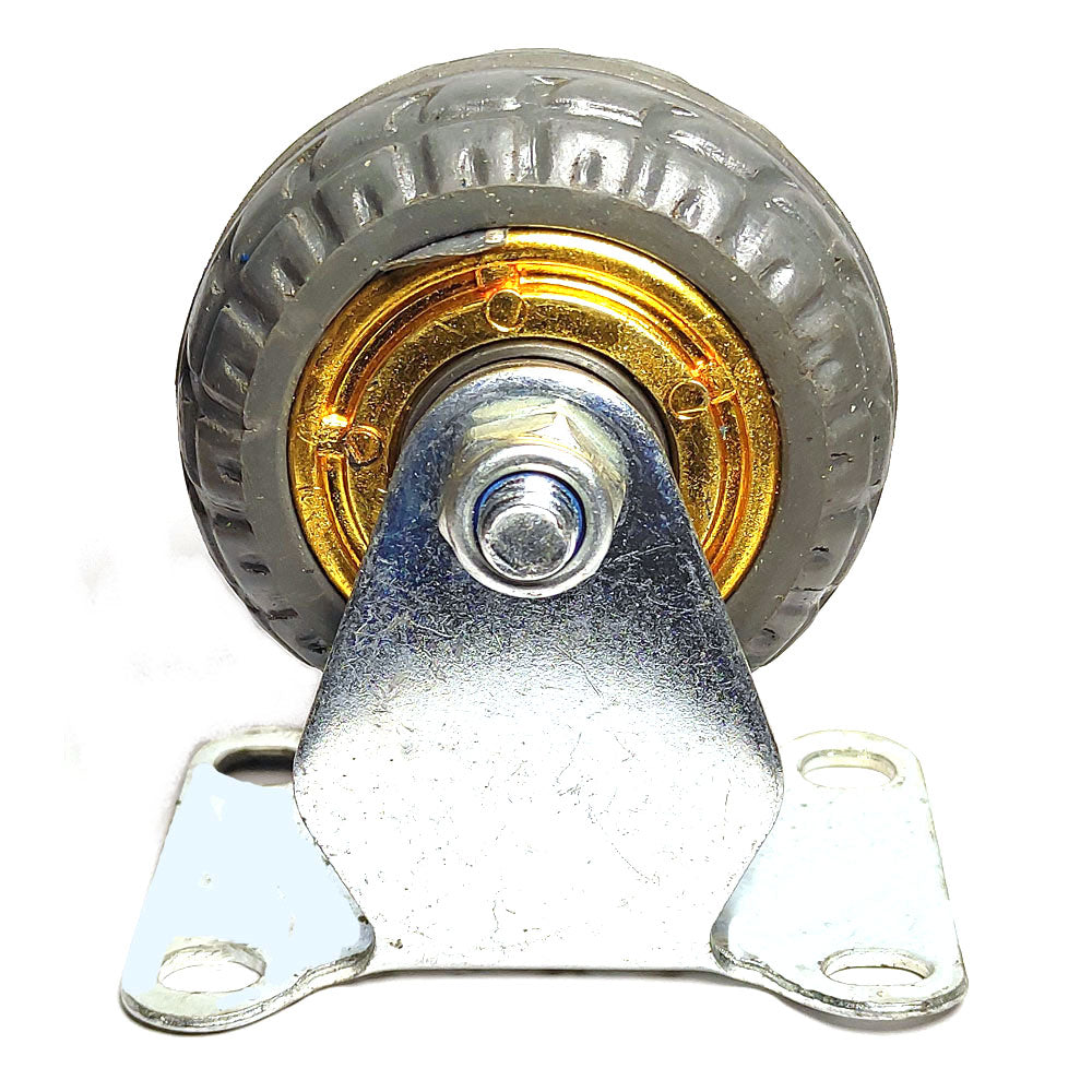 3" Heavy Duty Industrial Fixed Caster Wheel Caster Wheels Castor load 50KG Trolley Cart V324-BCW003-3IN-FX