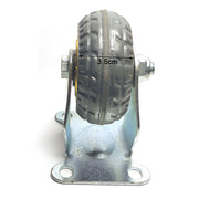 3" Heavy Duty Industrial Fixed Caster Wheel Caster Wheels Castor load 50KG Trolley Cart V324-BCW003-3IN-FX