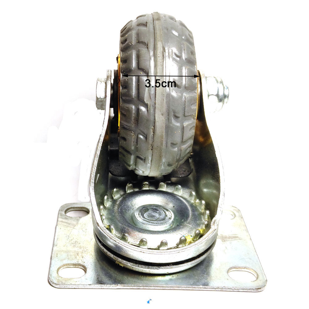 3" Heavy Duty Industrial Swivel Brake Caster Wheel Caster Wheels Castor load 50KG Trolley Cart V324-BCW003-3IN-SW