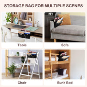 Bed Organiser Bedside Caddy Sofa Organiserd Book Magazines Organiser Black V324-BEDSIDESTOR-BLACK