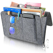 Bed Organiser Bed Caddy Sofa Organiser Bedside Organiser Book Magazines Organiser Grey V324-BEDSIDESTOR-LGREY