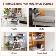 Bed Organiser Bed Caddy Sofa Organiser Bedside Organiser Book Magazines Organiser Grey V324-BEDSIDESTOR-LGREY
