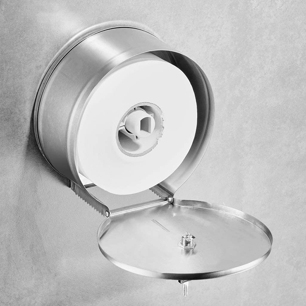Commercial Restaurant Stainless Steel Toilet Paper Tissue Holder Dispenser Chrome V324-BK29