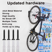 1x Bike Rack Garage Wall Mount Hanger Hooks Storage Bicycle Vertical for Indoor Shed with Screws V324-BKHG