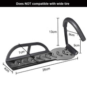 1x Bike Rack Garage Wall Mount Hanger Hooks Storage Bicycle Vertical for Indoor Shed with Screws V324-BKHG