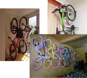 1x Bike Rack Garage Wall Mount Hanger Hooks Storage Bicycle Vertical for Indoor Shed with Screws V324-BKHG