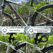 1.2m 2 Keys Bicycle Lock Bike Cable Locks Motorcycle Lock Mounting Bracket Scooter Lock V324-BKLOCK