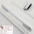 Zinc Kitchen Cabinet Handles Drawer Bar Handle Pull silver color hole to hole size 320mm V324-BL-2019-SILVER-320