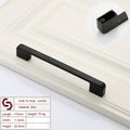 Zinc Kitchen Cabinet Handles Drawer Bar Handle Pull black color hole to hole size 160mm V324-BL-2354-BK-160