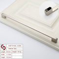 Zinc Kitchen Cabinet Handles Drawer Bar Handle Pull brushed silver color hole to hole size 320mm V324-BL-2354-BS-320
