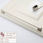 Zinc Kitchen Cabinet Handles Drawer Bar Handle Pull brushed silver color hole to hole size 320mm V324-BL-2354-BS-320