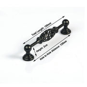 Antique Vintage Kitchen Cabinet Handles Drawer Handle Pull Pulls 128mm V324-BL-6161-128