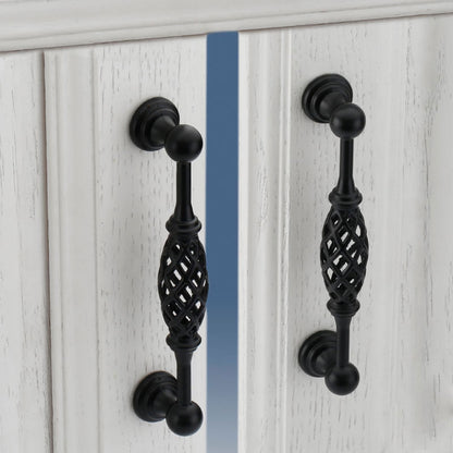 Antique Vintage Kitchen Cabinet Handles Drawer Handle Pull Pulls 128mm V324-BL-6161-128