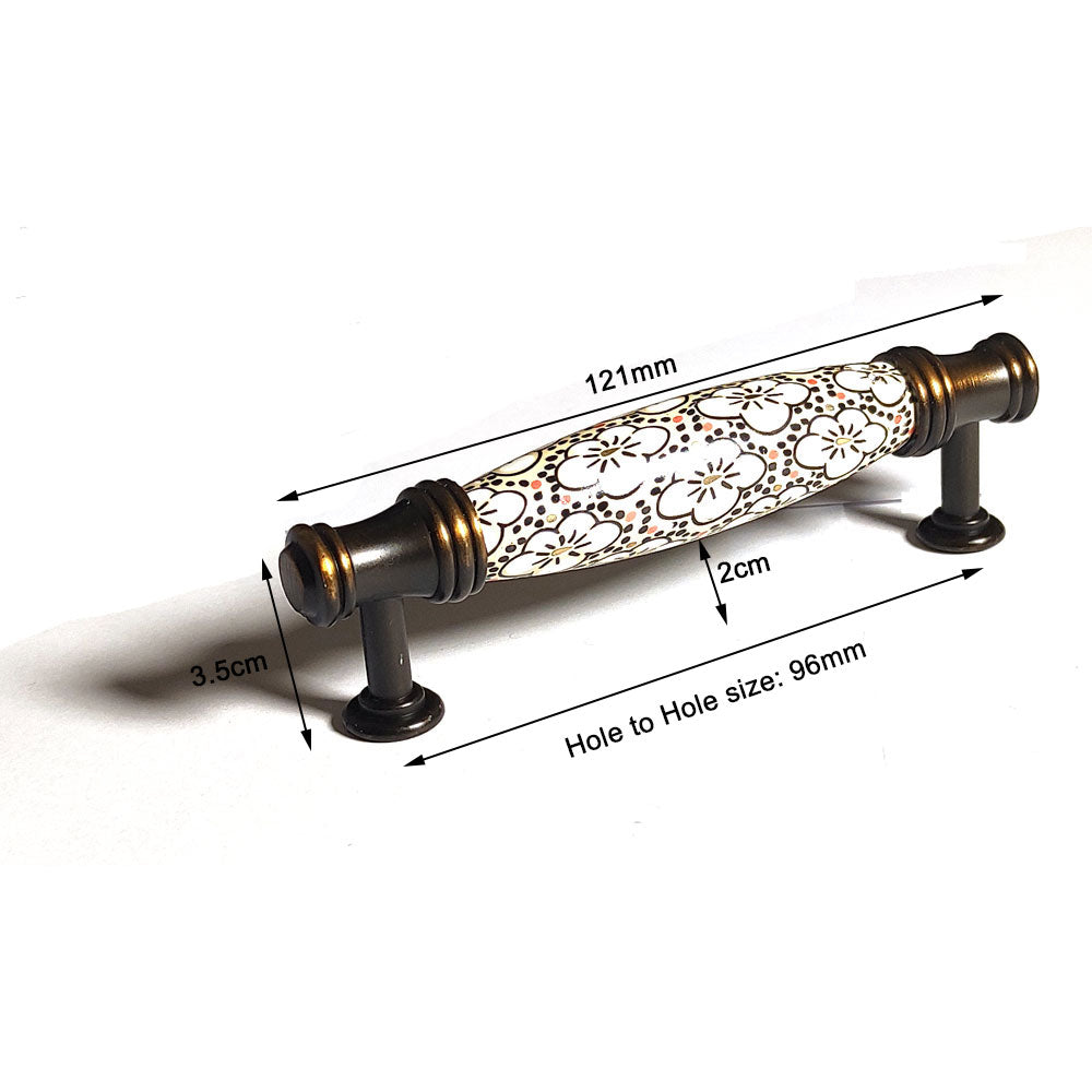 Ceramics Kitchen Cabinet Handles Bar Drawer Handle Pull cooper 96mm V324-BL-6174-COOPER-96MM