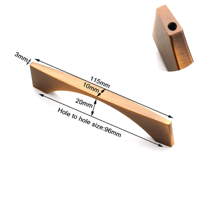 Door Kitchen Cabinet Handles Drawer Bar Handle Pull 96MM V324-BL-6282-96