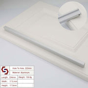 Aluminium Kitchen Cabinet Handles Drawer Bar Handle Pull Silver 320mm V324-BL-6807-SILVER-320
