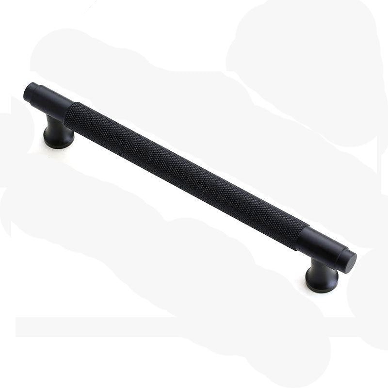Black Furniture Door Kitchen Cabinet Handle Handles Pull Pulls Cupboard 160mm V324-BL-6825-BK-160
