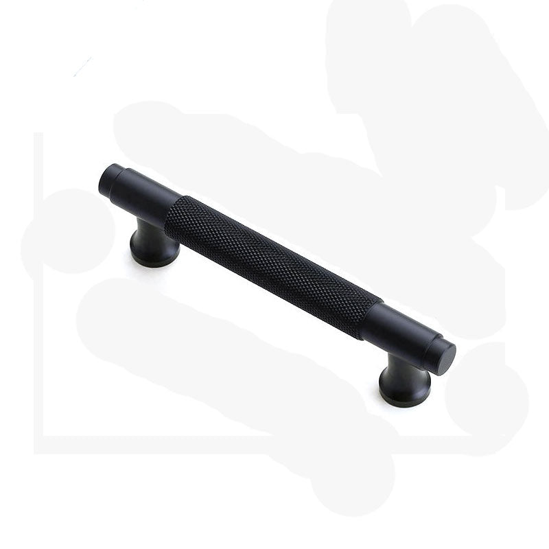 Black Furniture Door Kitchen Cabinet Handle Handles Pull Pulls Cupboard 96mm V324-BL-6825-BK-96